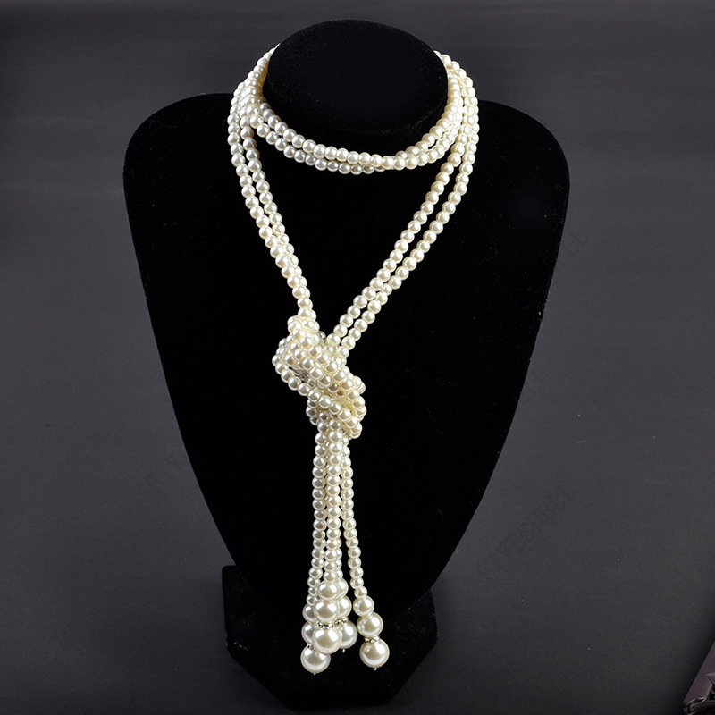 Women'S Accessories In The 1920S - 1920s Pearls Necklace Fashion Faux Pearls