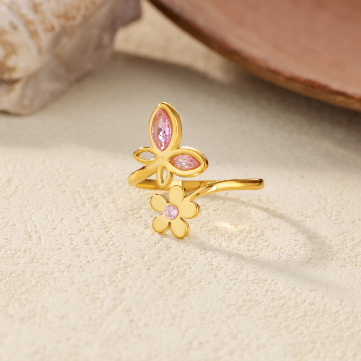 Adjustable Flower Rings for Wo - Women'S Accessories Trends 2026 ulasan dan harga