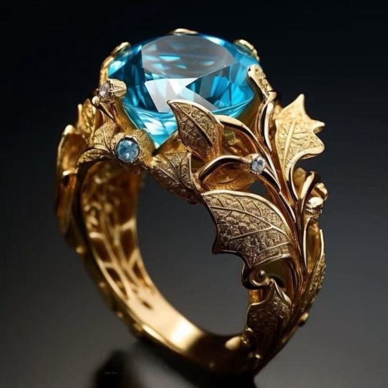 New Gold Plated Women Ring, Al - Women Accessories Temu ulasan dan harga