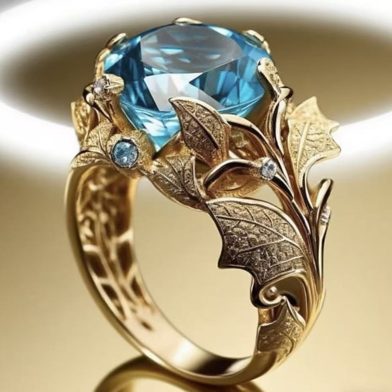 New Gold Plated Women Ring, Al - Women Accessories Temu ulasan dan harga