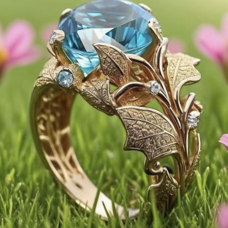 New Gold Plated Women Ring, Al - Women Accessories Temu ulasan dan harga