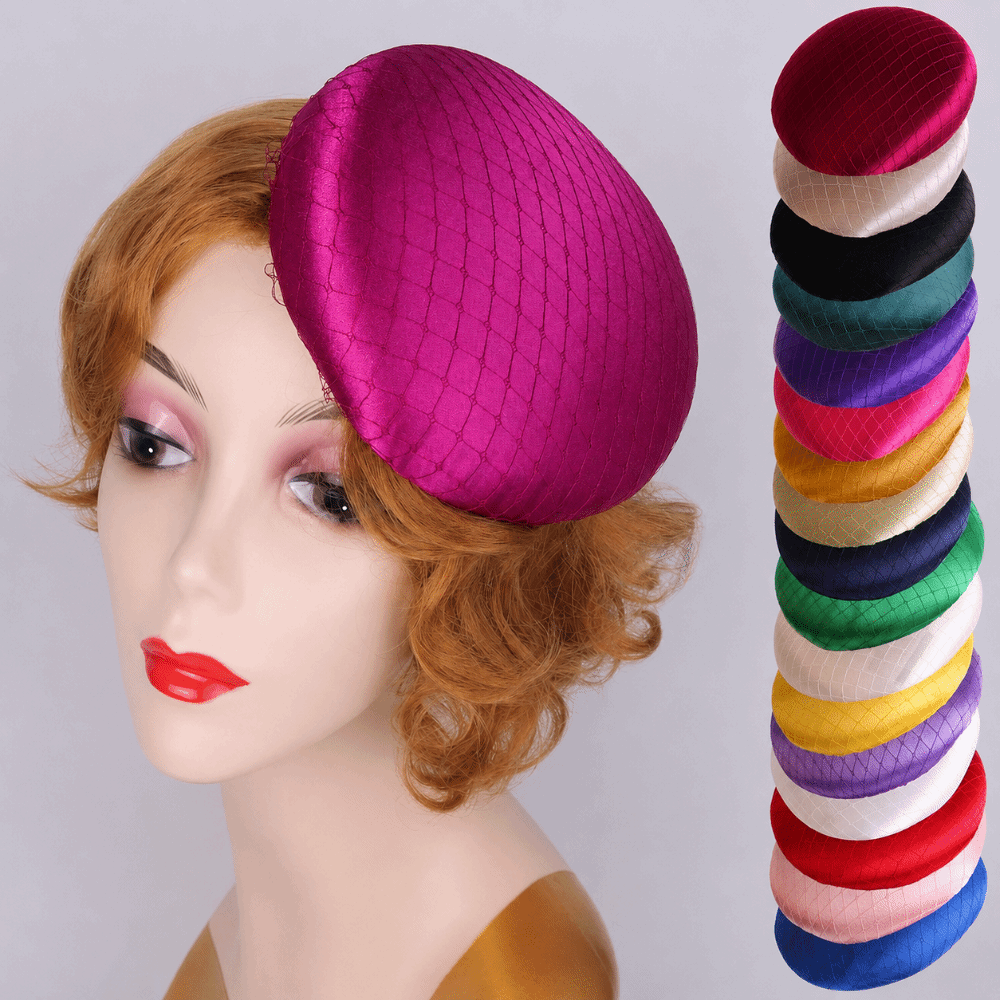 Solid Color Fascinator Base Wi - Women'S Accessories In The 1920S ulasan dan harga