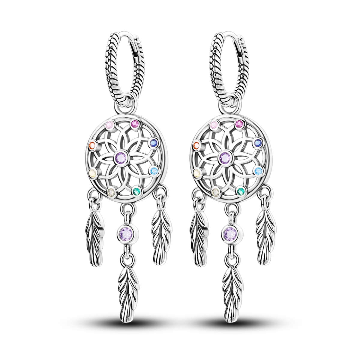 925 Sterling Silver Dreamcatch - Tassel Earrings Boho ulasan dan harga