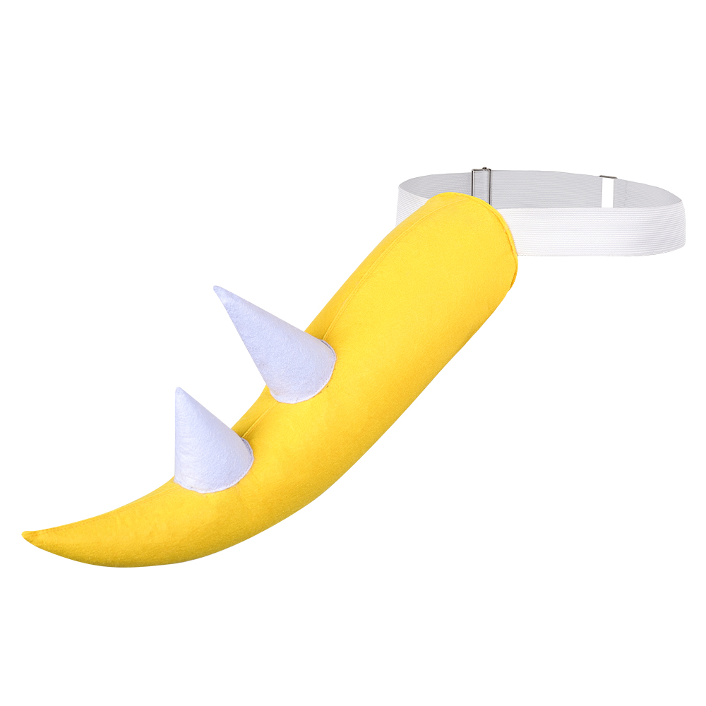 Bowser Jr Cosplay Yellow Tail  - Women'S Yellow Accessories ulasan dan harga