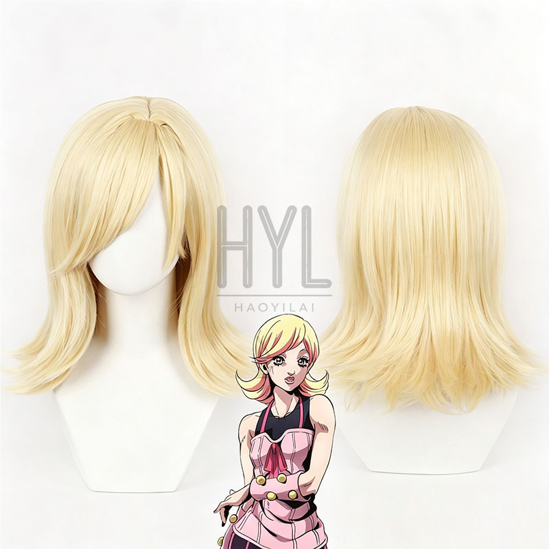 Anime JOJO Lucy Steel Cosplay  - Women'S Yellow Accessories ulasan dan harga