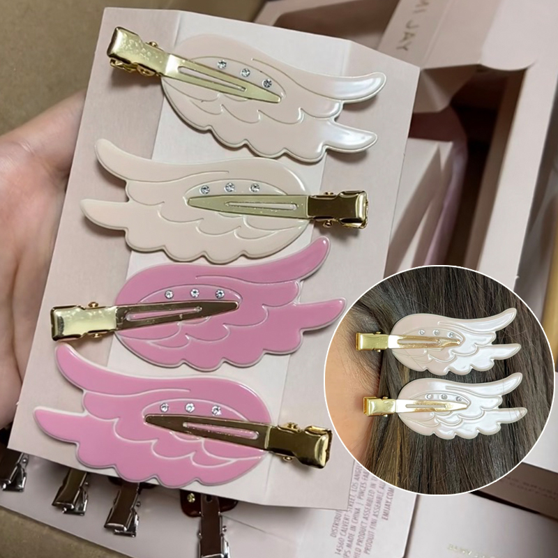 1/2pcs Cute Wings Hairpin Fun  - Women'S Vanity Accessories ulasan dan harga