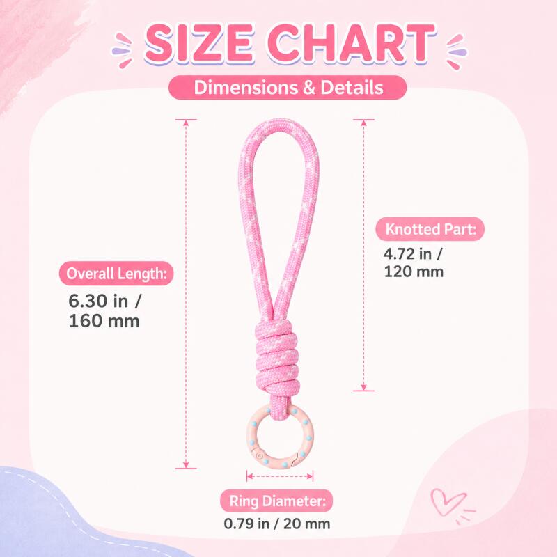 2~5pcs Colorful Braided Keycha - Women'S Key Accessories ulasan dan harga