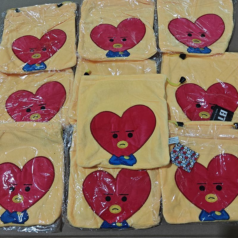 BT21 anime cartoon cute heart  - Women'S Vanity Accessories ulasan dan harga