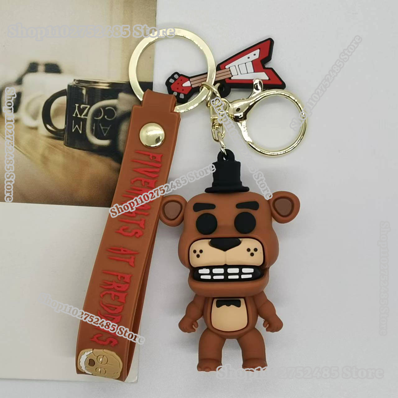 5pcs Cartoon Anime FNAF Figure - Women'S Key Accessories ulasan dan harga