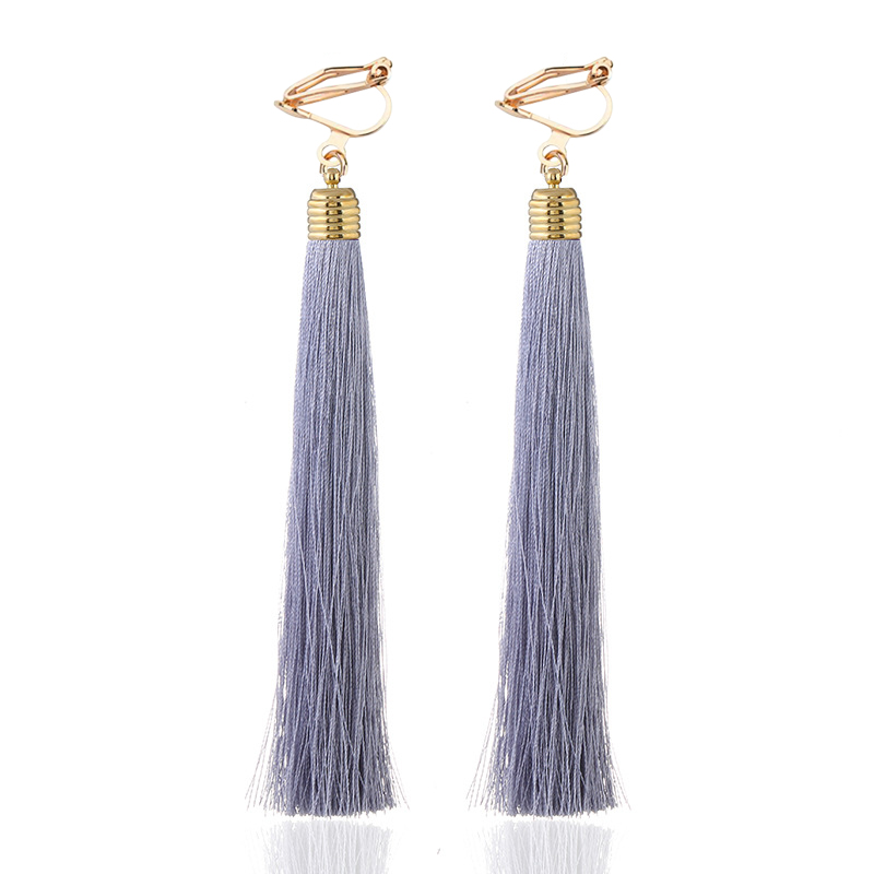 12cm&5.1'' Long Tassel Fiber C - Tassel Earrings Boho ulasan dan harga