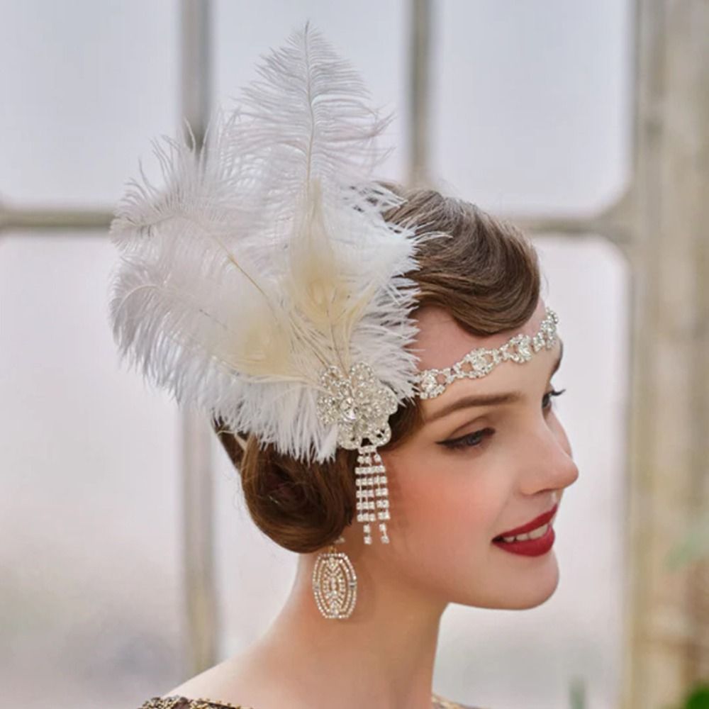 Vintage Feather Headband Sequi - Women'S Accessories In The 1920S ulasan dan harga