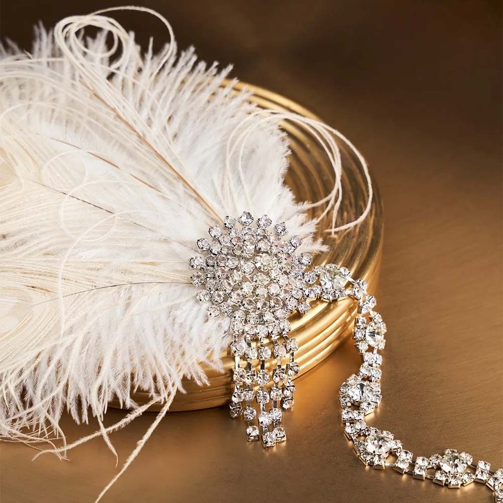 Vintage Feather Headband Sequi - Women'S Accessories In The 1920S ulasan dan harga
