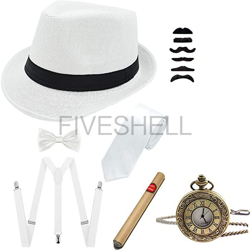 Mens 1920s Gatsby Gangster Cos - Women'S Accessories In The 1920S ulasan dan harga