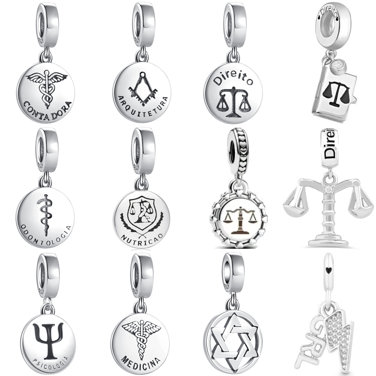 New 925 Sterling Silver Charm  - Women'S Accessories New Balance ulasan dan harga