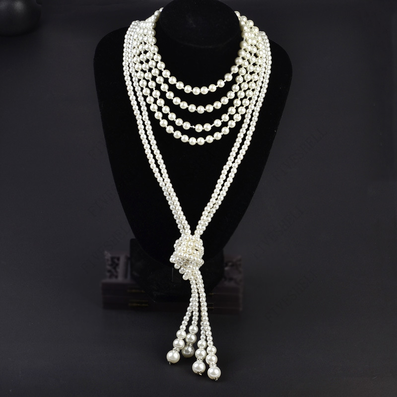 1920s Pearls Necklace Fashion  - Women'S Accessories In The 1920S ulasan dan harga