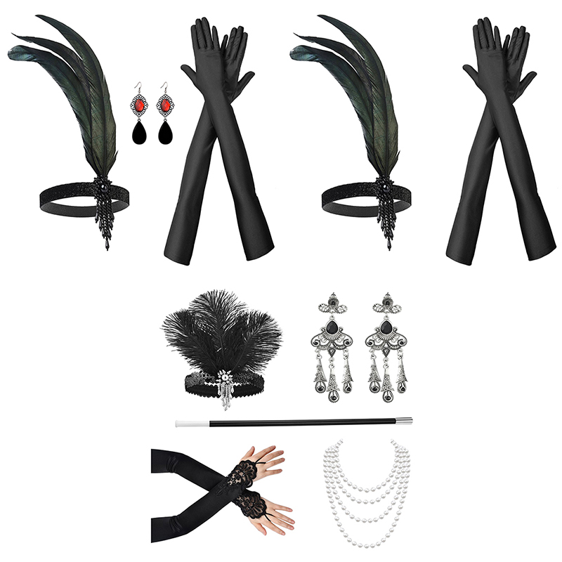 1920's Cosplay Flapper Hallowe - Women'S Accessories In The 1920S ulasan dan harga