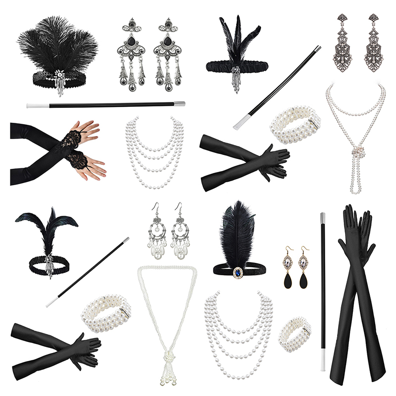 1920's Cosplay Flapper Hallowe - Women'S Accessories In The 1920S ulasan dan harga