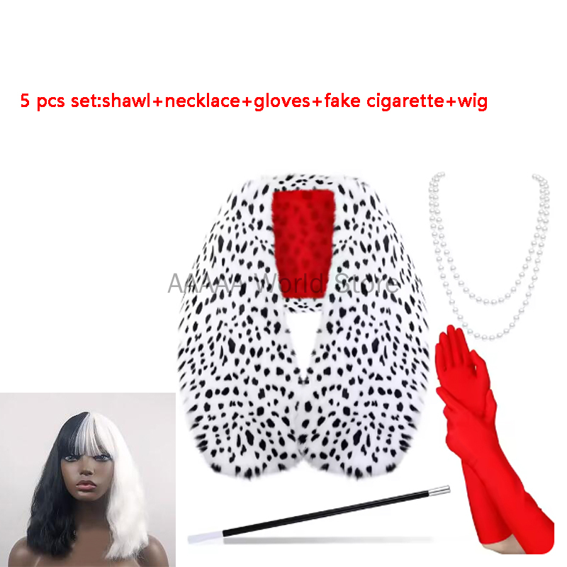 Women Cruella Deville Costume  - Women'S Accessories In The 1920S ulasan dan harga