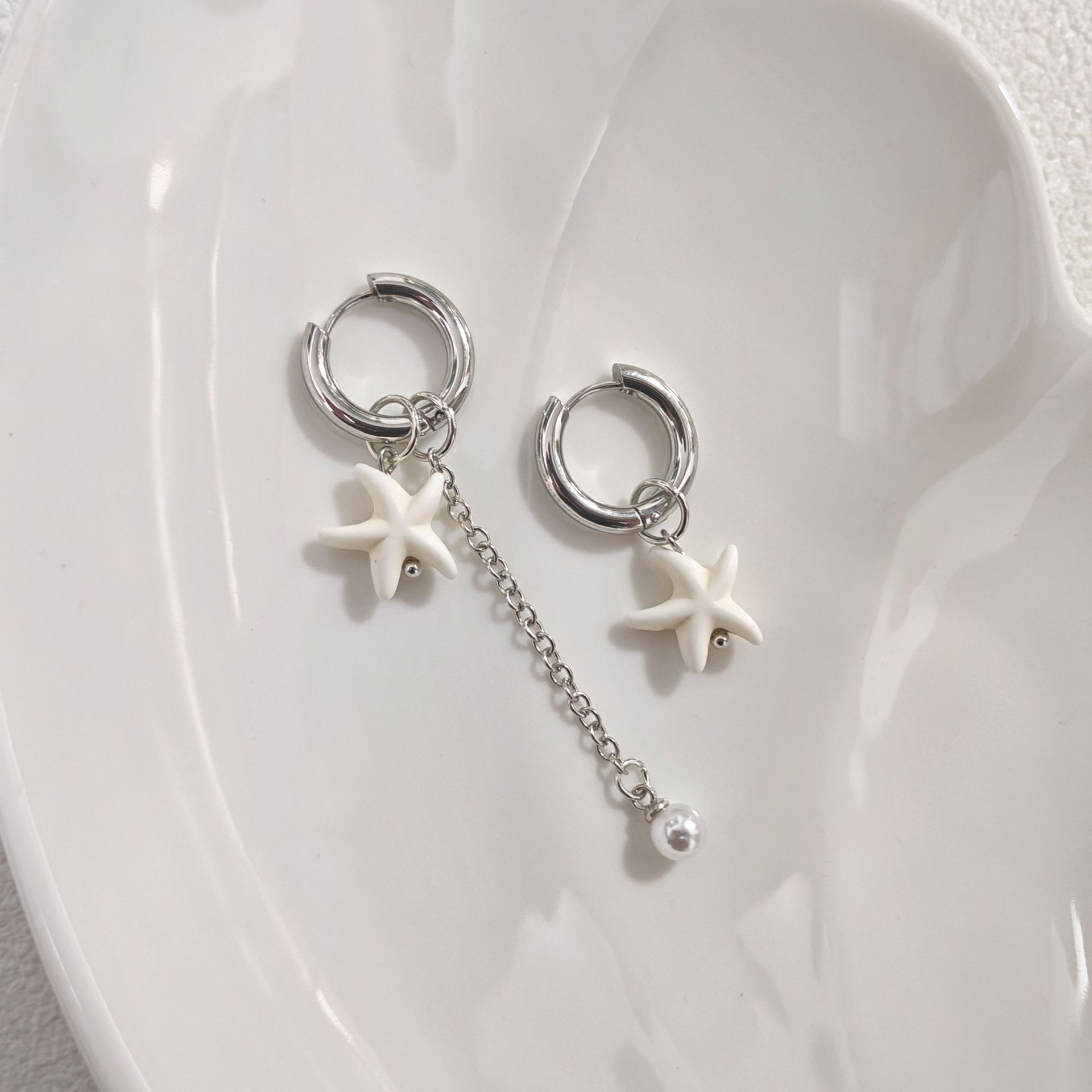 Summer Starfish Drop Earrings  - Tassel Earrings Boho ulasan dan harga