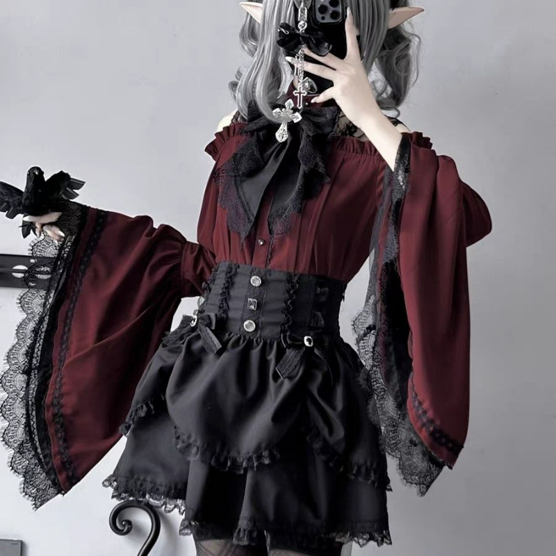 Gothic Y2k Lolita Style Shirts - Women'S Accessories Louis Vuitton ulasan dan harga