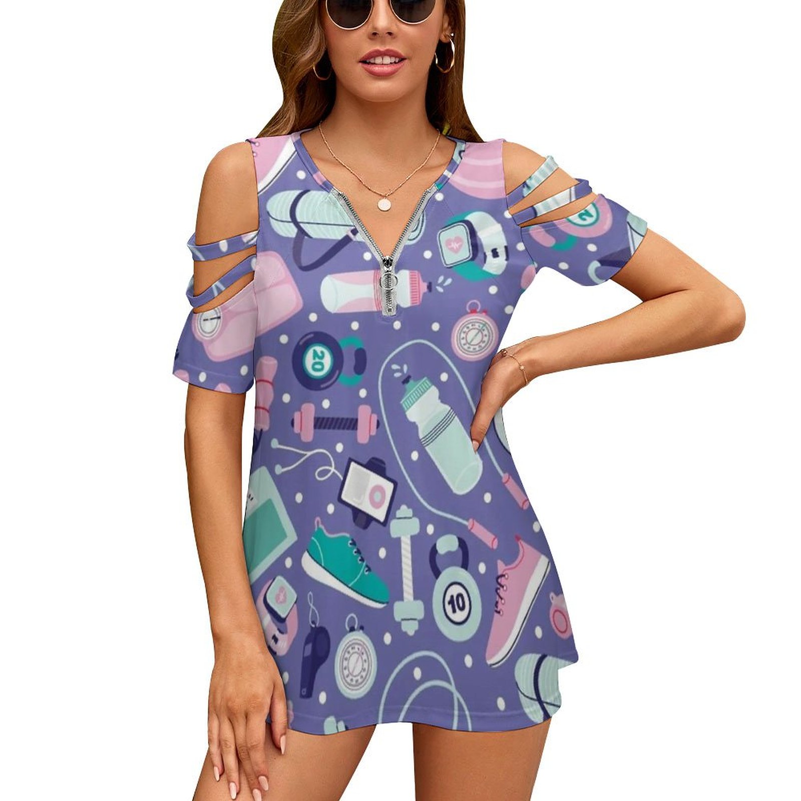 Get Fit Women's T-Shirt New Fa - Women Accessories Vector ulasan dan harga