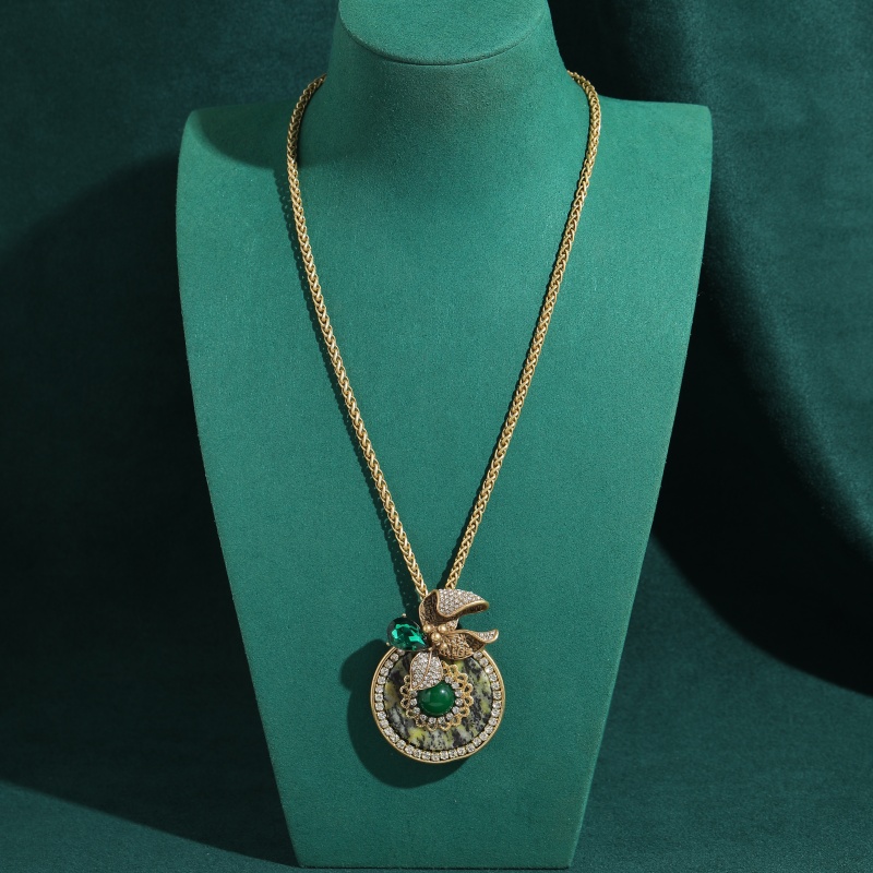 Vintage Round Green Natural St - Women'S Accessories Trends 2026 ulasan dan harga