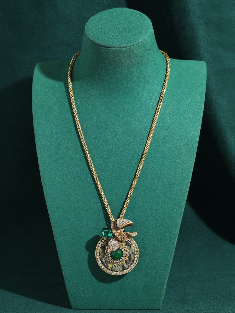 Vintage Round Green Natural St - Women'S Accessories Trends 2026 ulasan dan harga