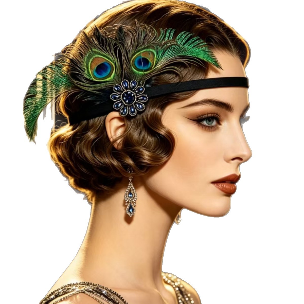 1920s Flapper Peacock Feather  - Women'S Accessories In The 1920S ulasan dan harga
