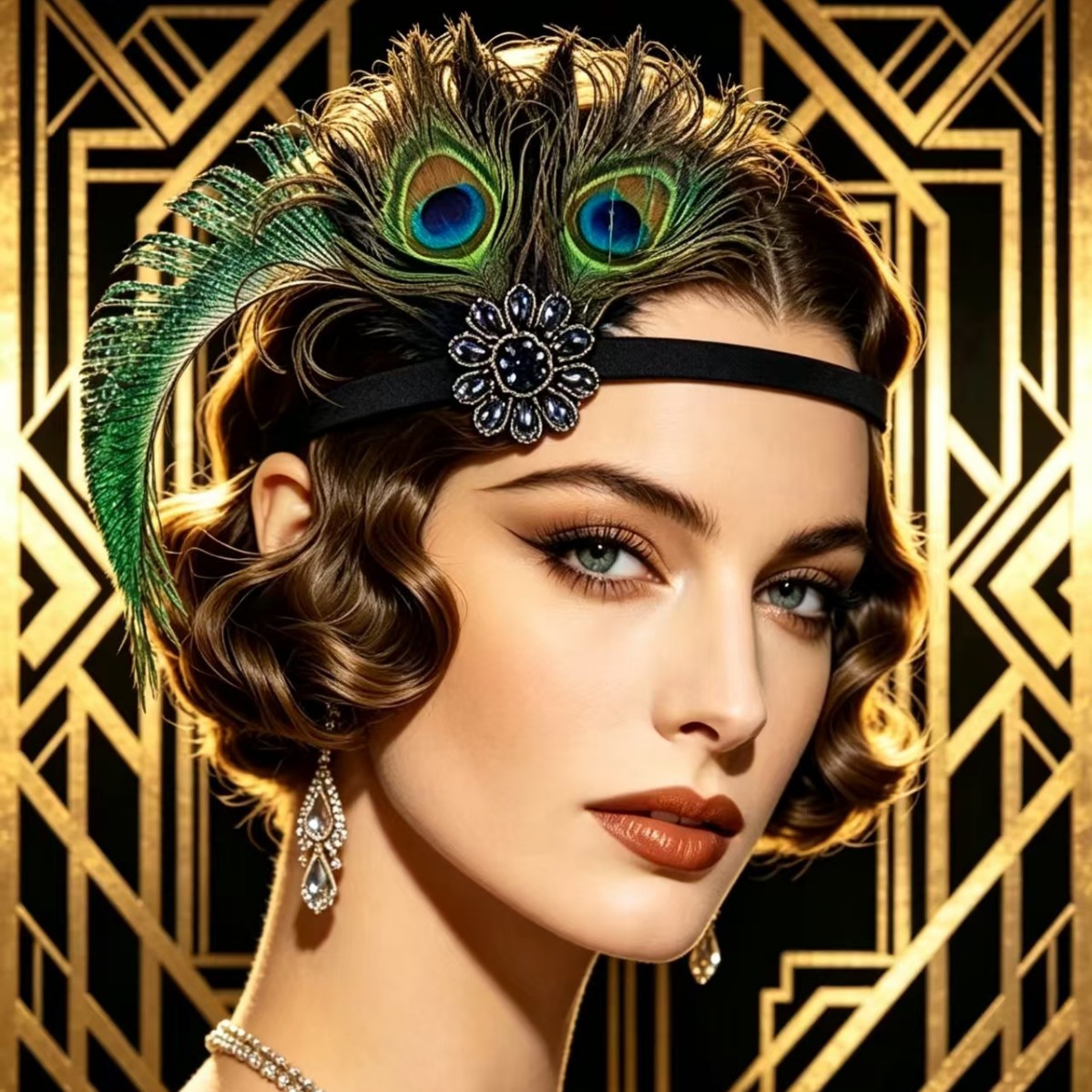 1920s Flapper Peacock Feather  - Women'S Accessories In The 1920S ulasan dan harga