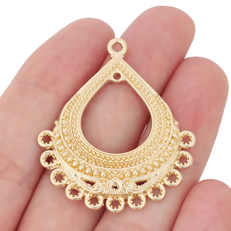 10 X Boho Gold Plated Flower J - Tassel Earrings Boho ulasan dan harga