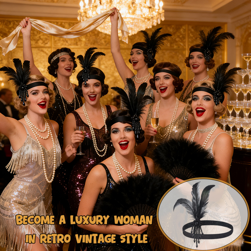 6-48PCS 1920s Flapper Headband - Women'S Accessories In The 1920S ulasan dan harga