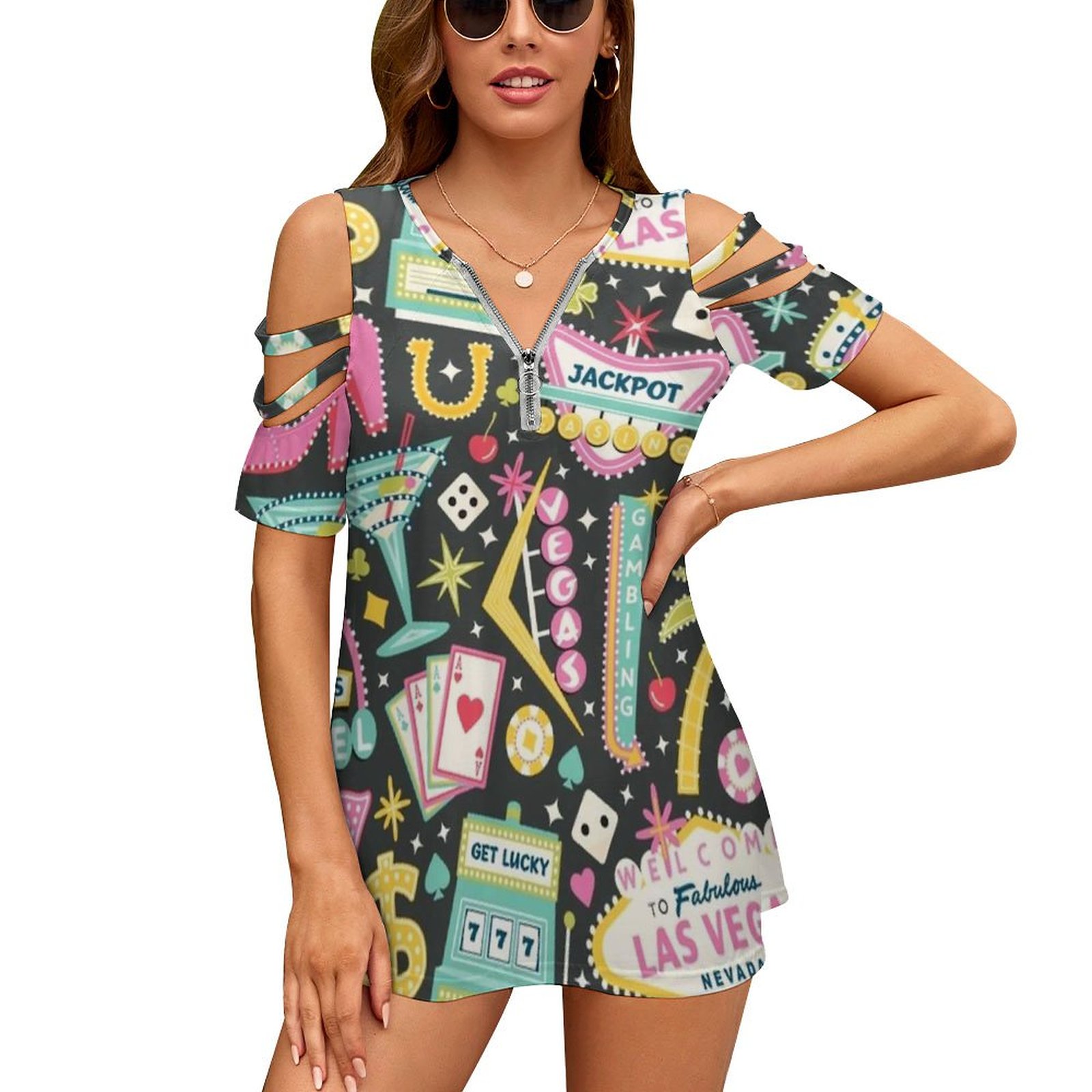 Viva Las Vegas Women's T-Shirt - Women Accessories Vector ulasan dan harga