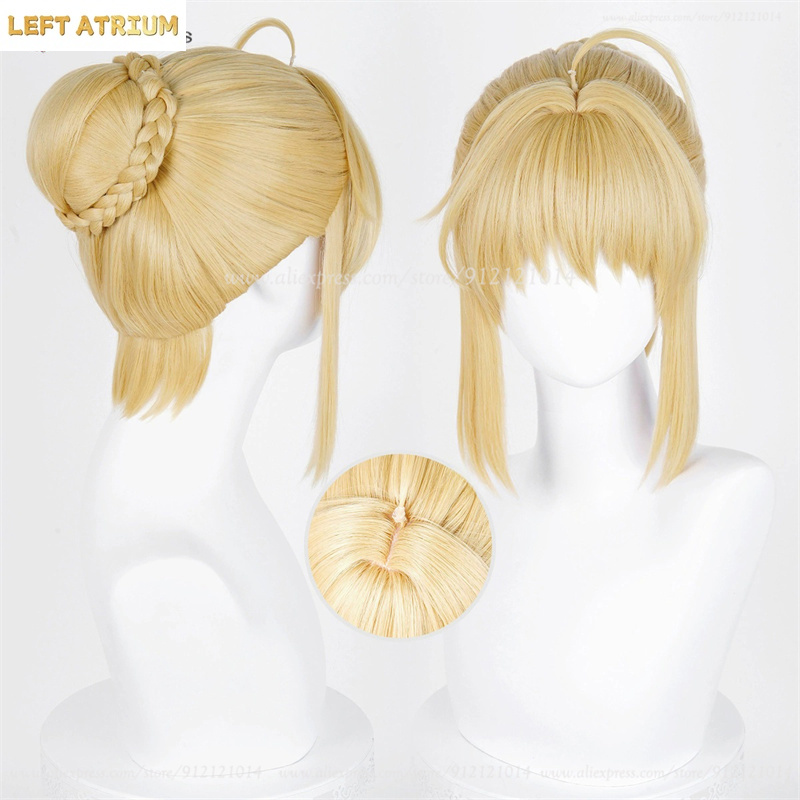 Saber Altria Pendragon Cosplay - Women'S Yellow Accessories ulasan dan harga