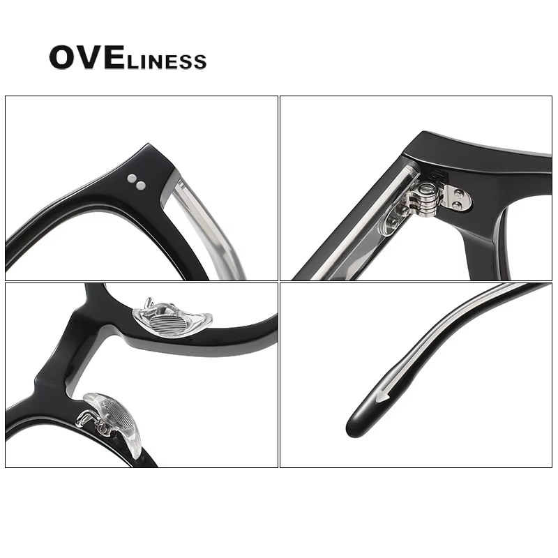 2023 Acetate Glasses Frame Men - Women Accessories Vector ulasan dan harga