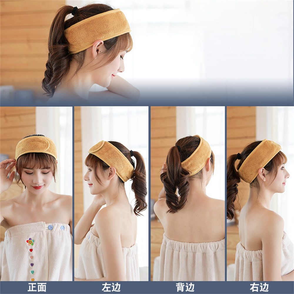 Adjustable Wide Hairband Yoga  - Women'S Vanity Accessories ulasan dan harga