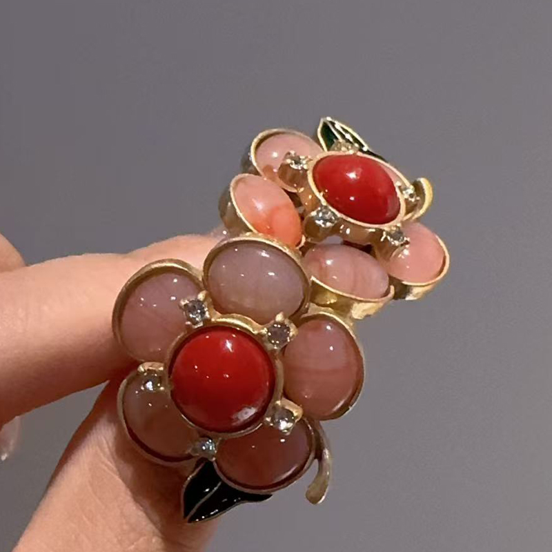Vintage Natural Stone Pink Flo - Women'S Accessories Trends 2026 ulasan dan harga
