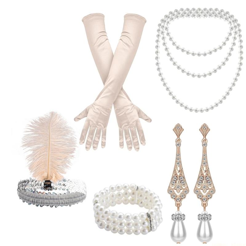 31BF Women 1920s Flapper Cospl - Women'S Accessories In The 1920S ulasan dan harga