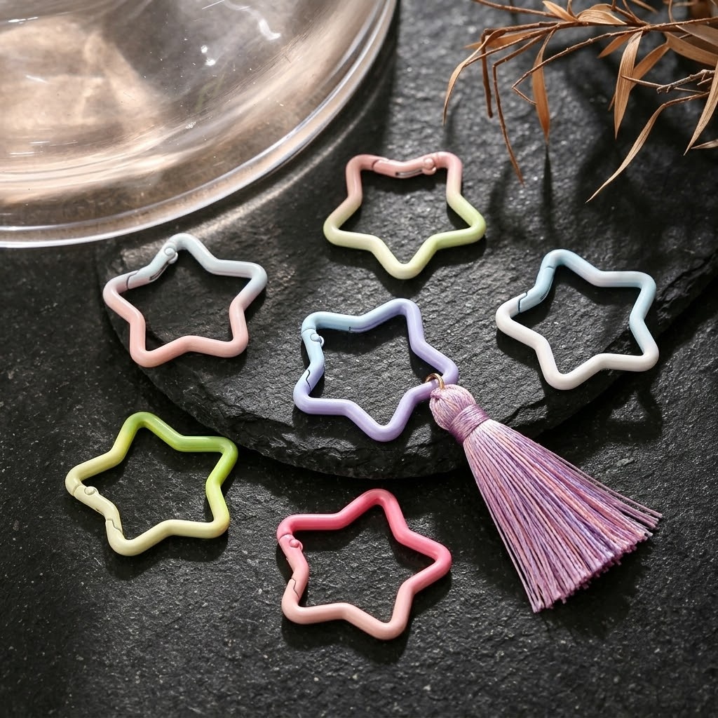 5PCS Gradient Star Shape Sprin - Women'S Key Accessories ulasan dan harga